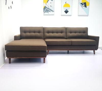 Fabric L Shape Sofa Modern Tufty Corner Sofa Cc-7109