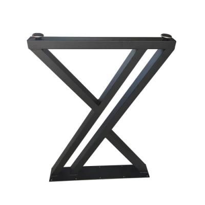 Factory Wholesales Modern Black X Shape Metal Furniture Table Legs