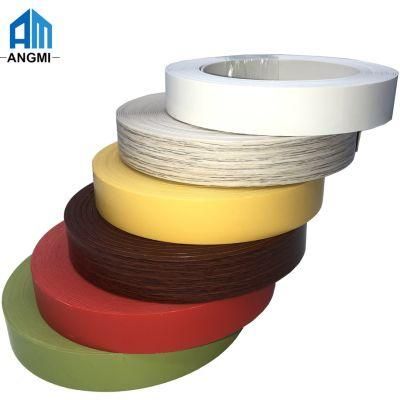 Customized High Quality Solid Color/Wood Grain/ /High Glossy/Embossed//Matt PVC Edge Banding for Furniture Accessories