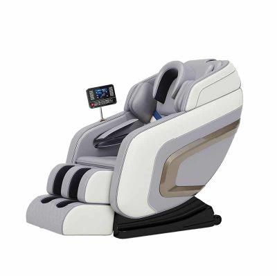 Real Relax Massage Sofa, Full Body Zero Gravity Shiatsu Massage Recliner with Bluetooth Heat Foot Roller