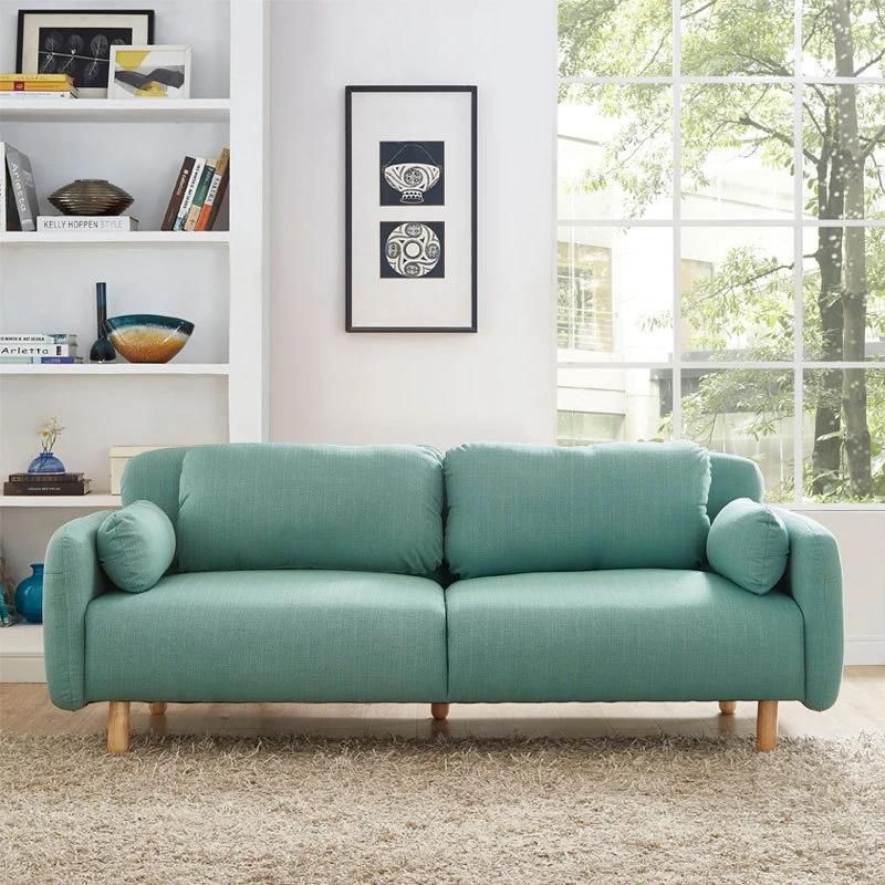 Italian Modern Home Design Small 2 Seater Contemporary Fabric Sofa