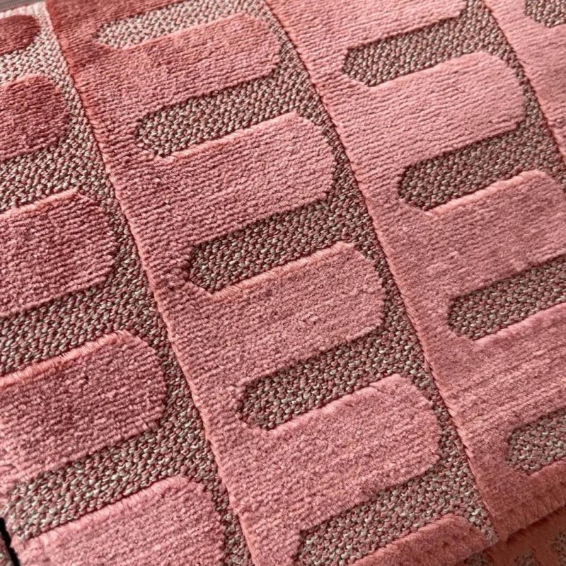 Highend Cut Pile Jacquard Velvet Furniture Fabric for Sofa Bedding Chair Cushion Upholstery Fabric (WH041)