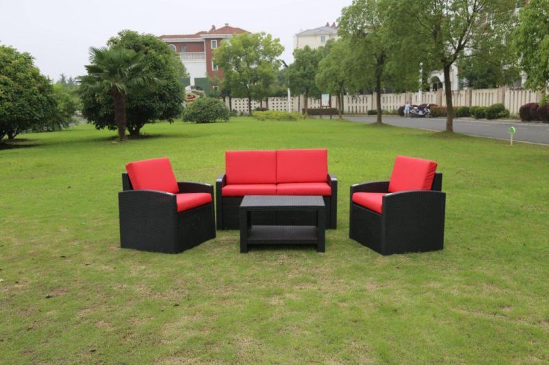 PP Injection Mould Plastic Garden Furniture Outdoor Sofa