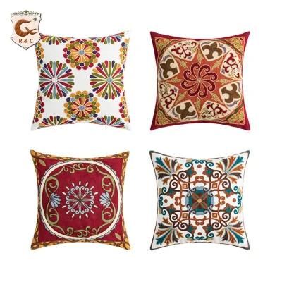 Pillow Covers Decorative Throw Pillow Ethnic Geometric Outdoor Square Cushion Covers for Home Sofa