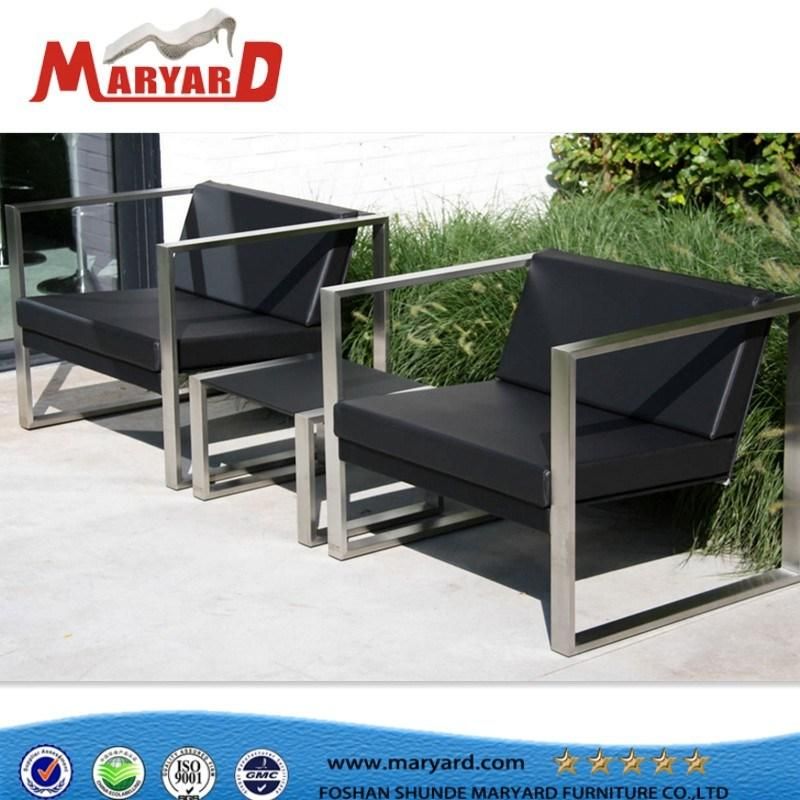 Outdoor Combination Sofa Set with Coffee Table Aluminum Outdoor Sectional Garden Sofa