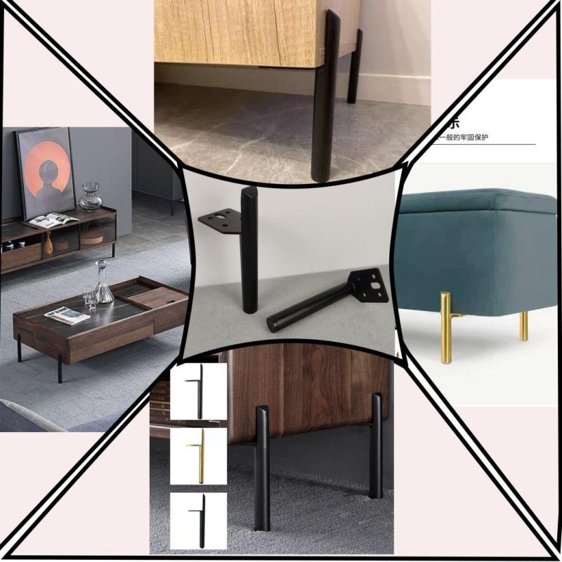Heavy Duty Industrial Custom Color Metal Furniture Legs
