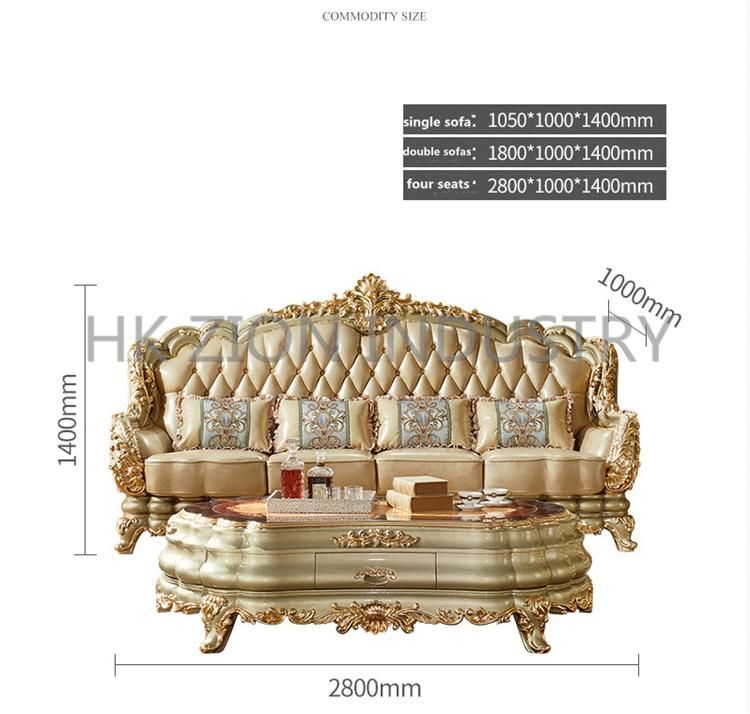 European Style Fruniture Classic Chesterfield Design Luxury Royal European Style Sofa Set Living Room Furniture Reclining Sofa