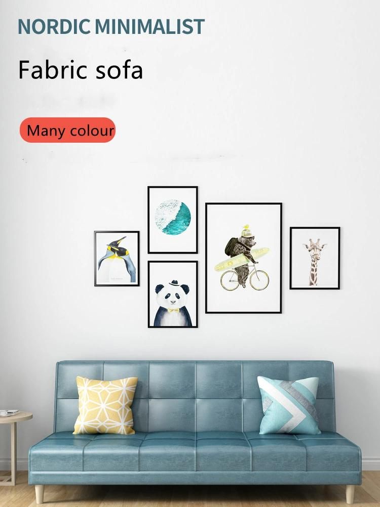 Popular Design Mixed Color Fabric Living Room Furniture Sofa
