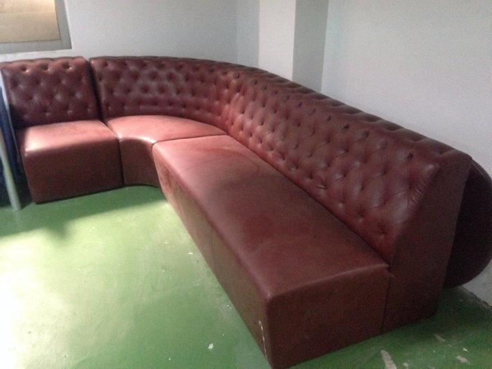 High Quality Office Genuine Leather Sofa (OF-11)
