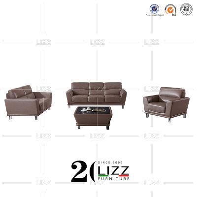 Nordic Style Leisure Modern Genuine Leather Couch