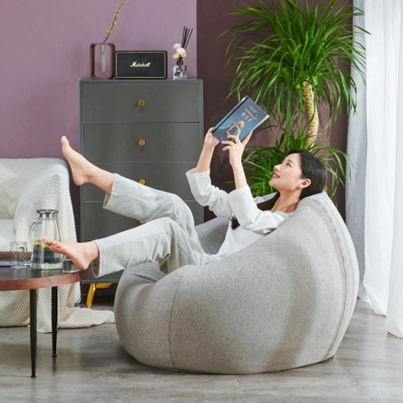 Huge Bean Bag Furniture Large Sofa for Bedroom Fleece Couch Soft Bean Bag for Living Room