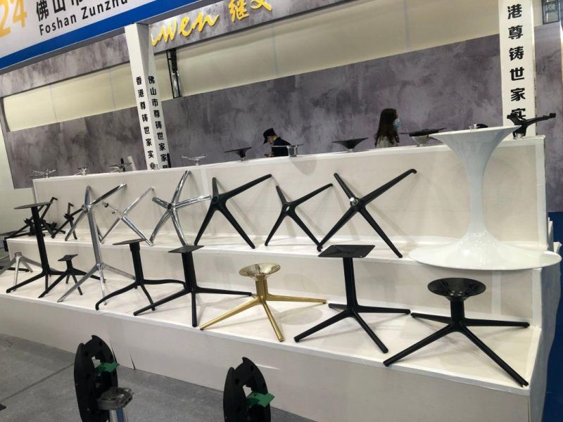 Black Furniture Accessories Steel Complete Swivel Chair Stand Legchina Die Casting Parts Aluminum Office Chair Base Brass Sofa Legs