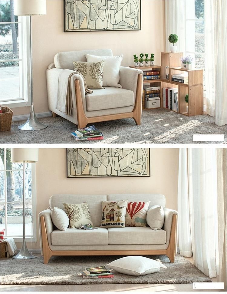 Affordable Ins Design Sofa Apartment Modern Beige Sofa