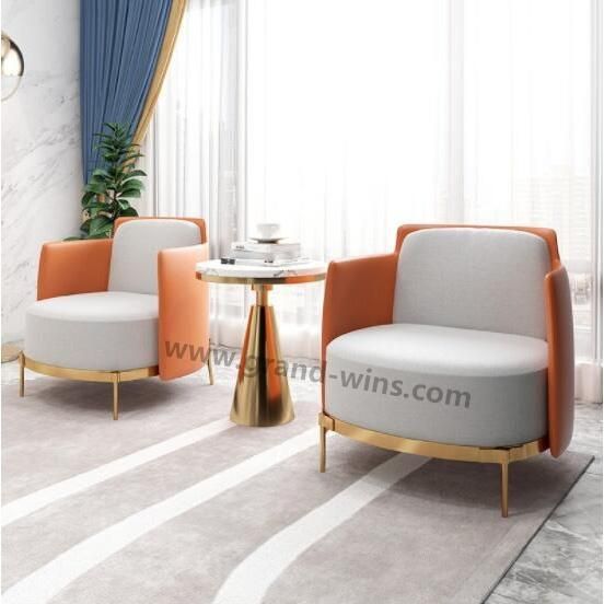 Wholesale Modern Upholstery Lounge Leisure Sofa Chair for Hotel Lobby