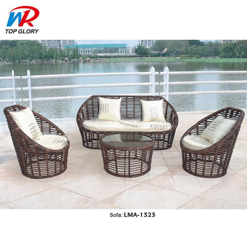 Hotel Project Patio Outdoor Sofa Sets Rattan Outdoor Furniture Sets