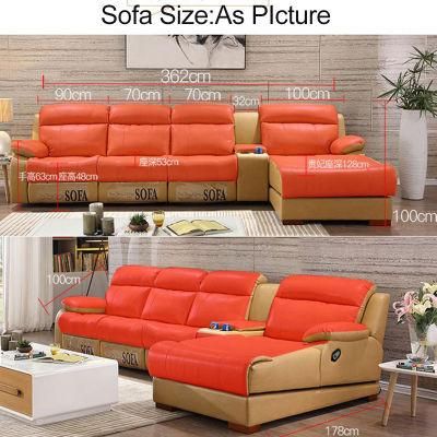 ODM OEM Services Home Electric Sofa Set Factory Provide Functional Leisure Style Reclining Sectional Cup Holder Sofa