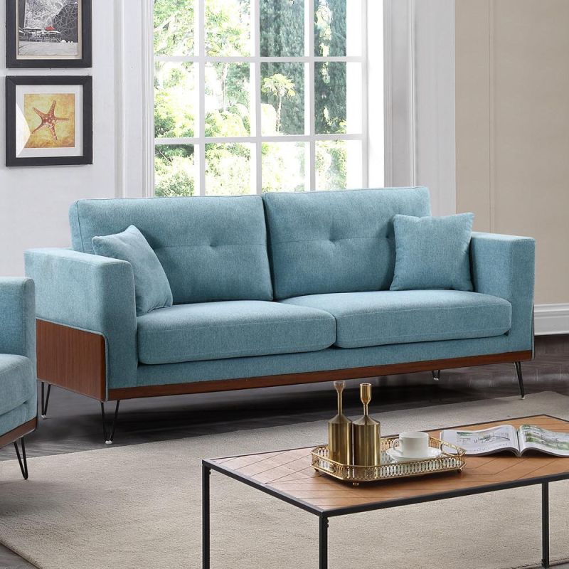 Nova Jssc030 Stylish 3 Seater Sofas with Soild Wood Base