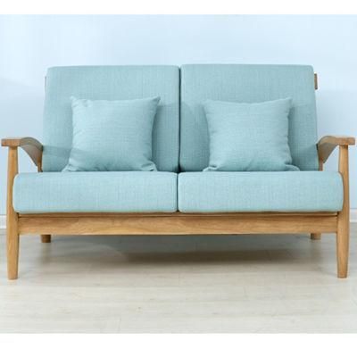 Modern Simple White Oak Japanese Style Combined Living Room Sofa Furniture