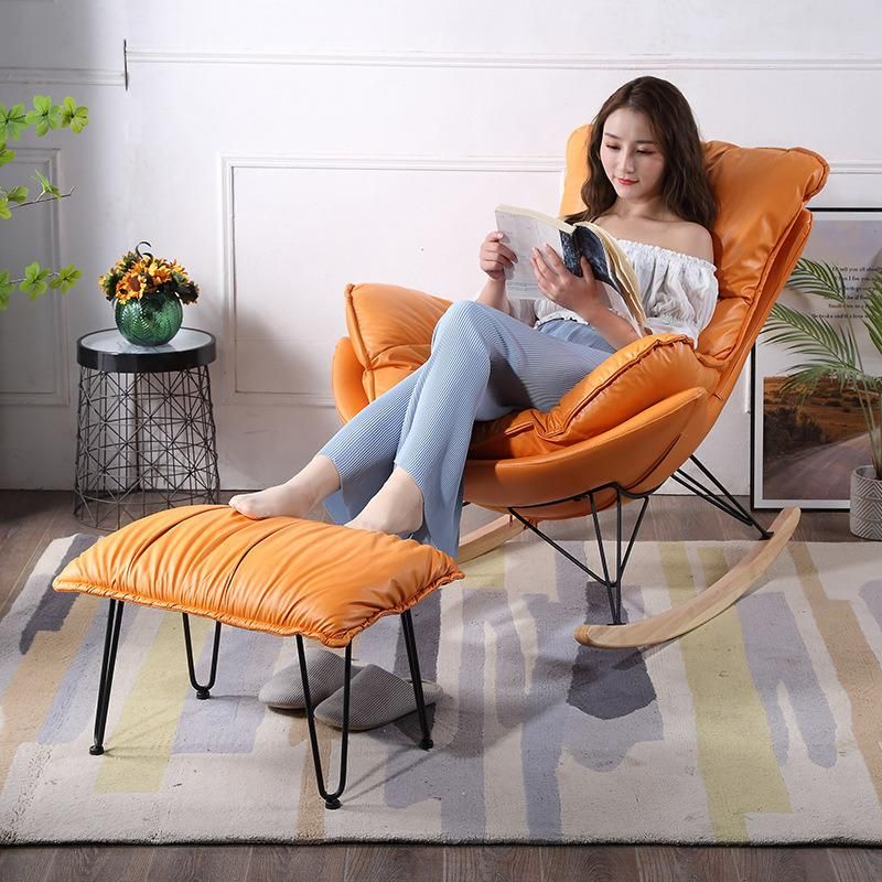 Modern Design Living Room Reading Room Rocking Sofa Chair for Sunday Rest Single Chair