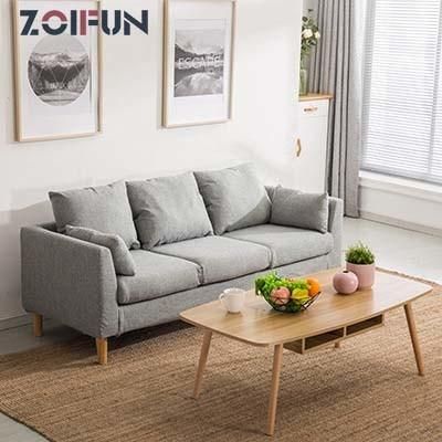 Cheap Modern Design Livingroom Fabric Wooden Love Seat Sofa Armchair Coffee Corner