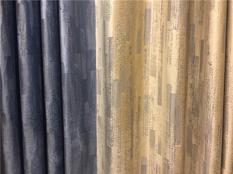 Dyeing and Brozing Frosted Velvet Curtain Fabric Sofa Fabric