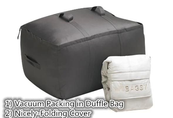 Indoor Furniture Giant Micro Suede 4FT 5FT 6FT 7FT Cozy Foam Bean Bag Sofa Cover Bean Bag Chair Lazy Sofa Without Filling