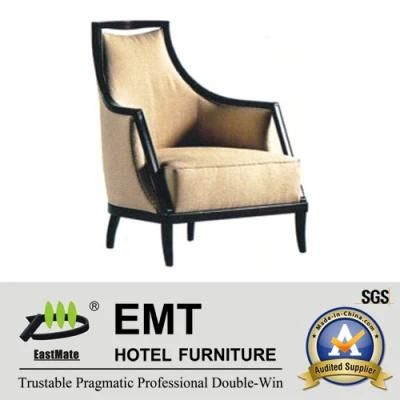 Nice Design Hotel Sofa Chair with Armrest (EMT-SC01)