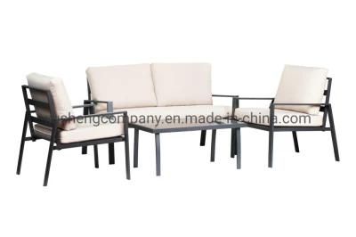 Hotel Garden Outdoor Dining Steel Sofa Set Furniture