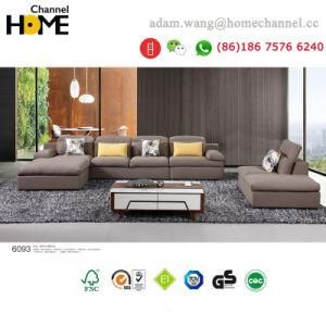 2018 New Solid Wood Latex Fabric Sofa for Home Living Room (HC6093)