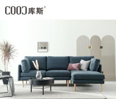 Cooc Chinese Living Room Furniture New Modern Fabric Sofa