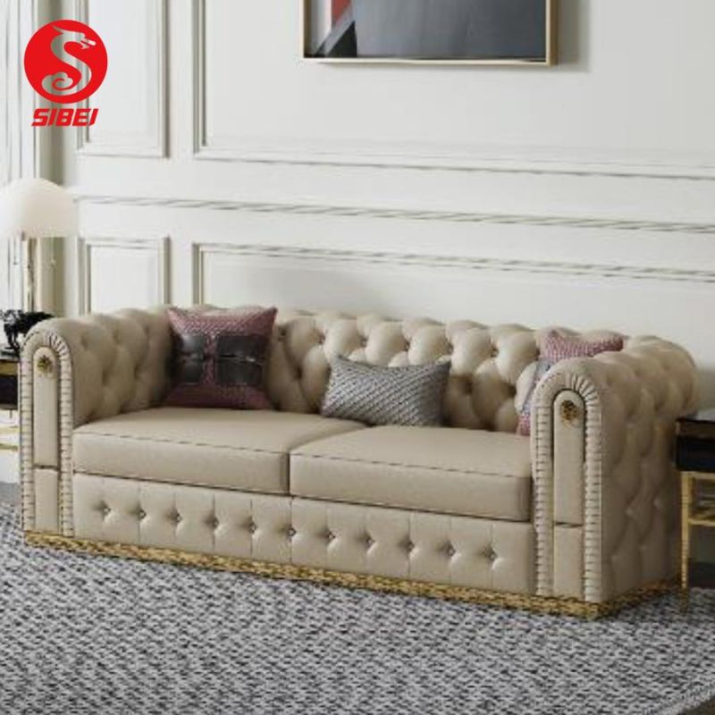 Contemporary Sofa Set Modern Living Room Furniture, Home Leather Sofa