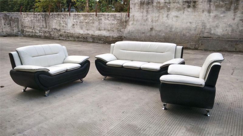 Modern Promotional PU Sofa with Large Loadability and Kd Construction for Living Room Furniture