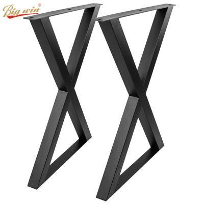 Popular Furniture Hardware China Manufacturer Coffee Black Steel Metal Hairpin Table Leg