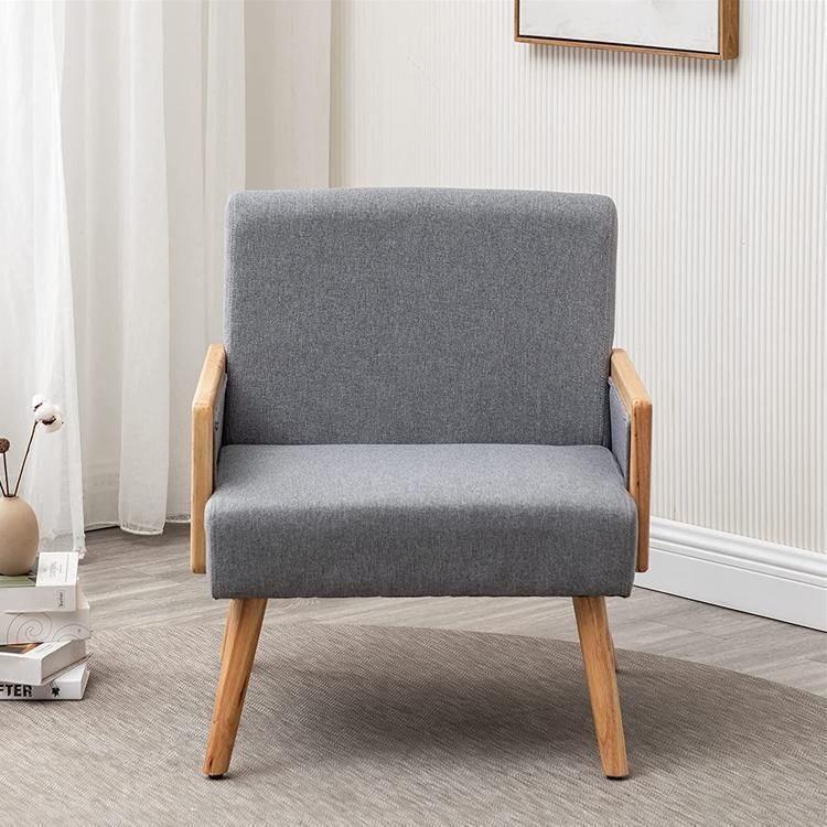 High Quality Handmade Modern Chair Wooden Leg Sofa for Home Use