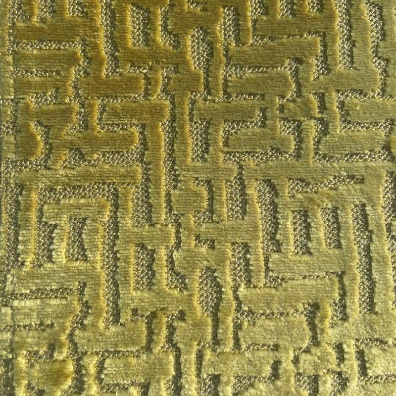 Highend Cut Pile Jacquard Velvet Furniture Fabric for Sofa Bedding Chair Cushion Upholstery Fabric (WH036)