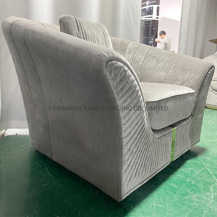 Modern Living Room Sofas Single Seater Fabric Sofa Hotel Recliner Corner Sofa Furniture