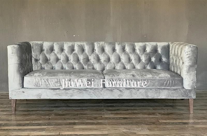 Hot Sale New Product Living Room Furniture Velvet Sofa/Lounge Sofa