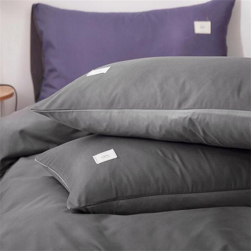 Washed Cotton Pillowcase Thickened 48*78 Skin Breathable Pillow Cover Adult Single Pillowcase Manufacturers