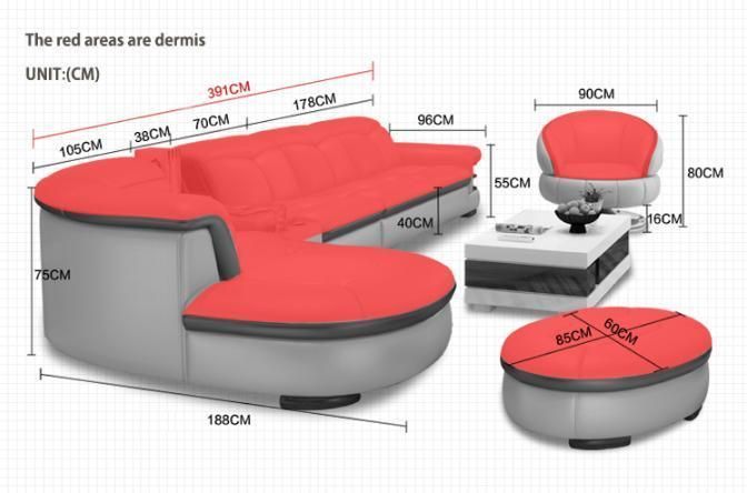 Modern White Corner Sofa 7 Seater Set