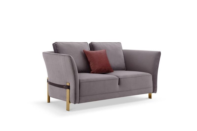 New Model Upholstery Velvet Sectional Sofa Set Design Italian Style Luxury Modern Living Room Set Home Furniture Sofa