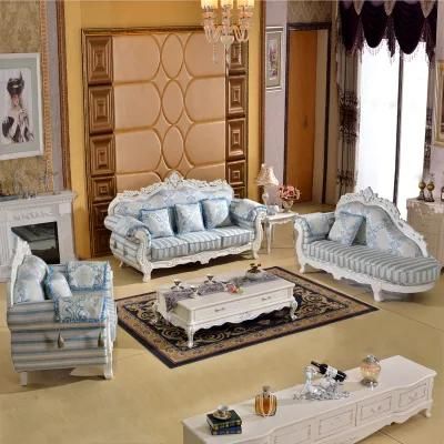 Living Room Furniture with Aemerican Wood Fabric Sofa Set