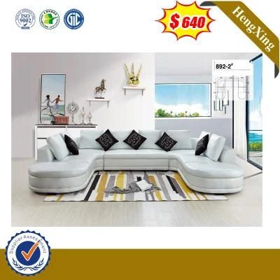 Modern U Shape Sectional Genuine Office Furniture Leather Sofa