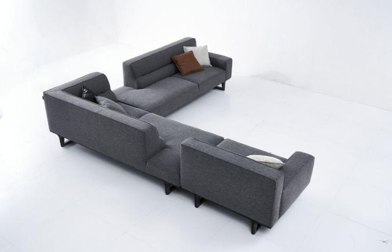 PF92 4 Seater with Armest Leather Sofa, Latest Design Sofa, Italian Modern Furniture in Home and Hotel Furniture Customization
