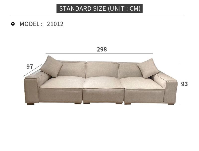 Custom Luxury Royal Modern Style Sofa Bed Seat Living Room Sofas Fabric Sofa