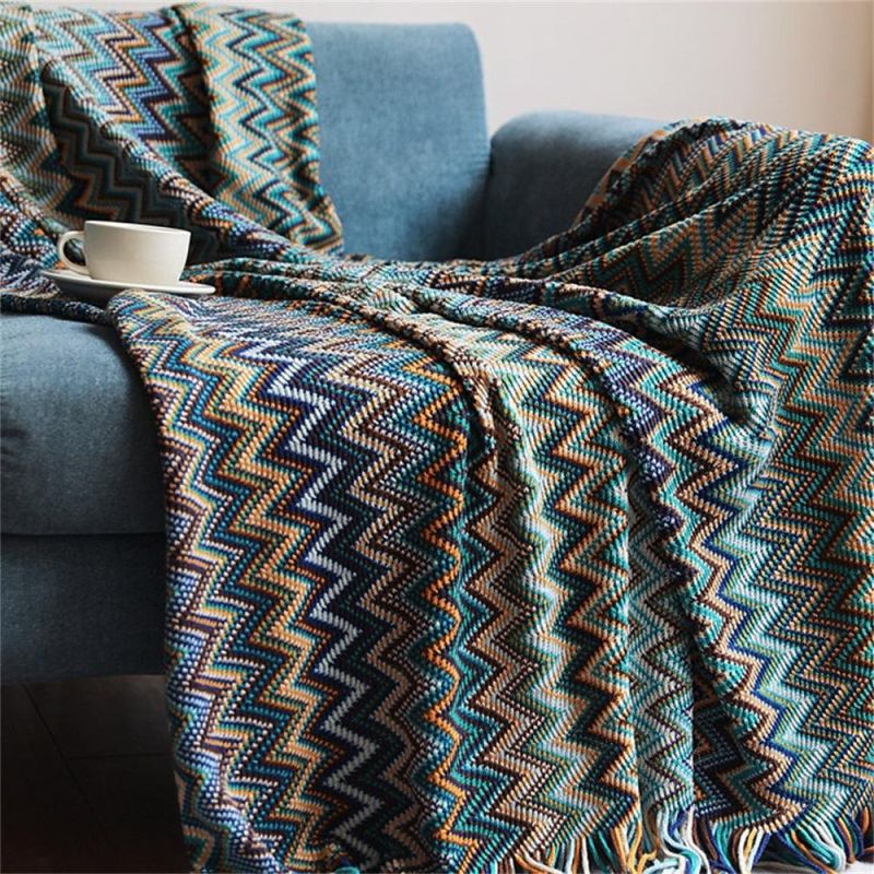 Bohemia Sofa Blanket Cover Blanket Blanket Summer Knitted Blanket Office Nap Blanket Air Conditioning Blanket