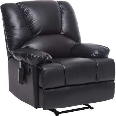 Home Furniture Office Chair Manual Recliner Sofa 8 Eight Point Massage and Heating Multi-Functional Sofa Durable Leather Sofa Living Room Sofa