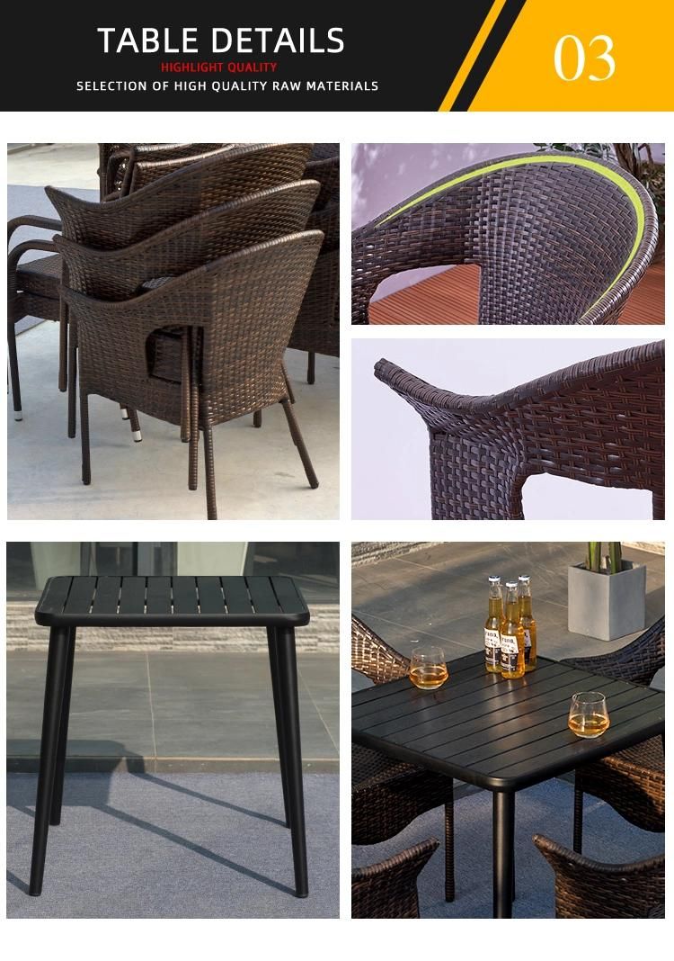 Simple Style Rattan Woven Outdoor Sofa Furniture