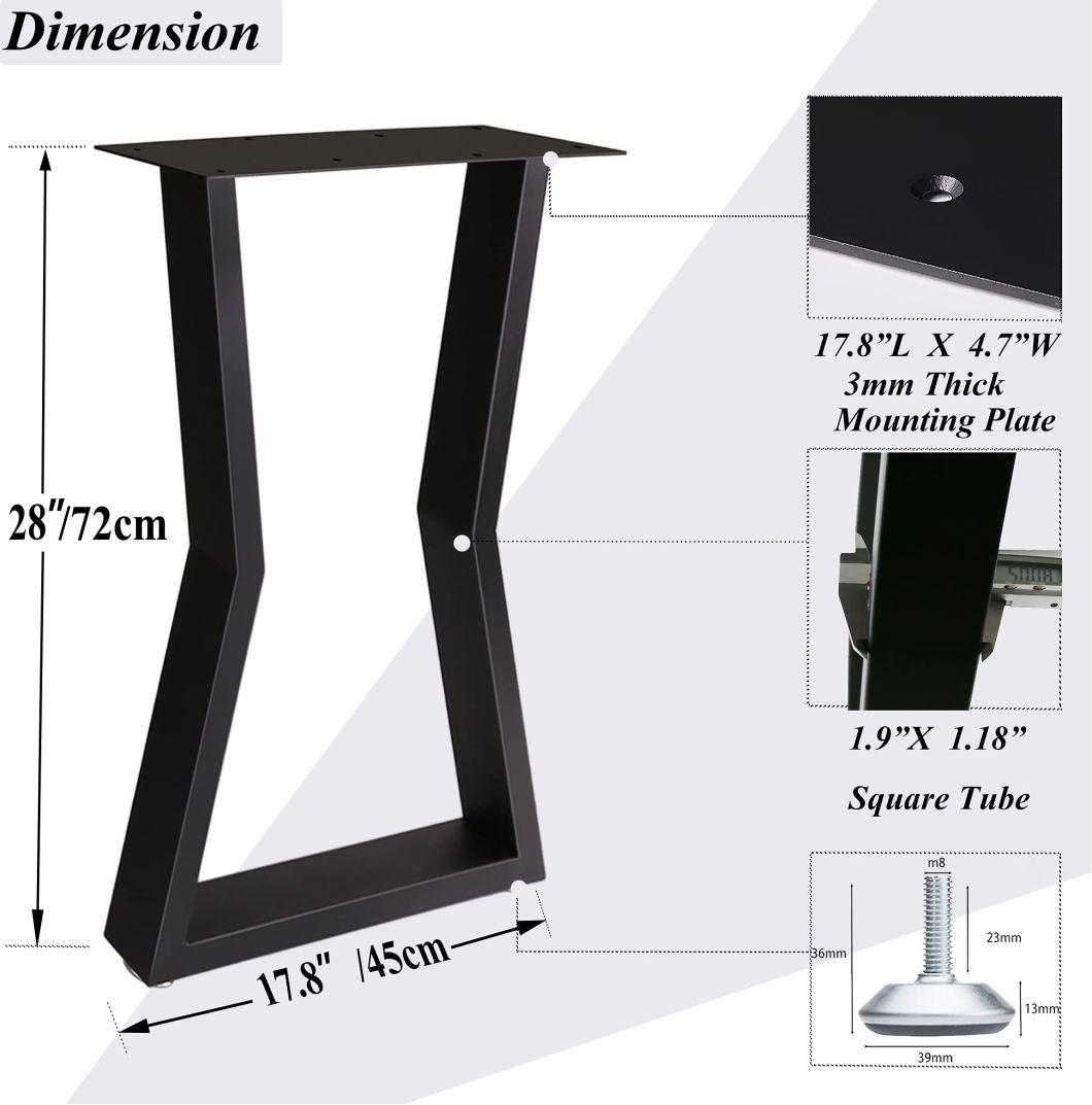 Decorative Stainless Steel Furniture Restaurant Cafe Use Metal Table Legs