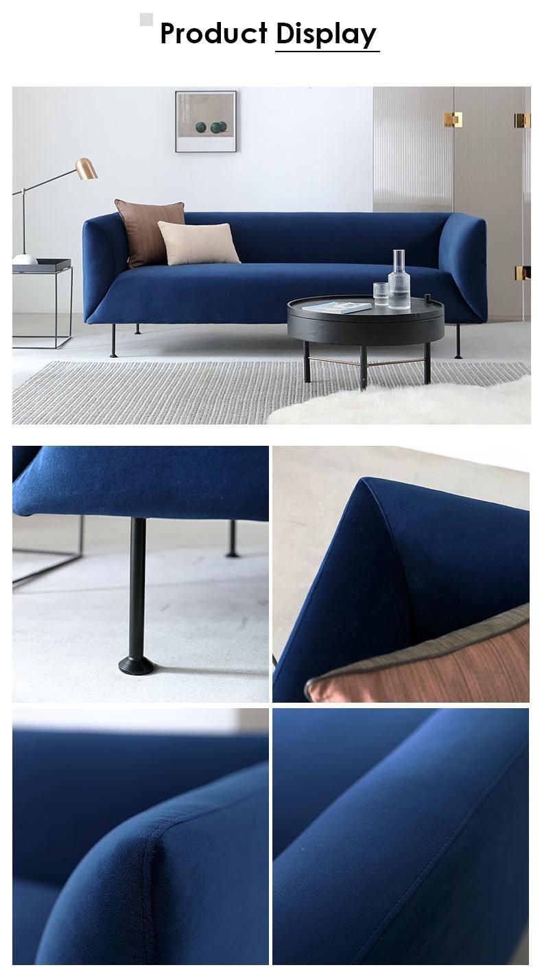Nordic Modern Simplicity Living Room 3 Seater Sectional Fabric Sofa