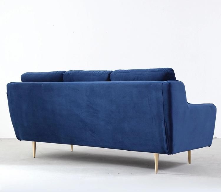 Hot Sale Furniture Modern Fabric Hotel Velvet Fabric Sofa